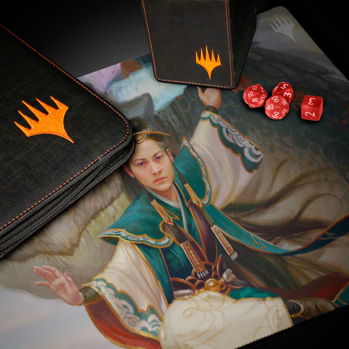 UP PLAYMAT MTG RETURN TO TARKIR JESKAI COMMANDER | 074427388355