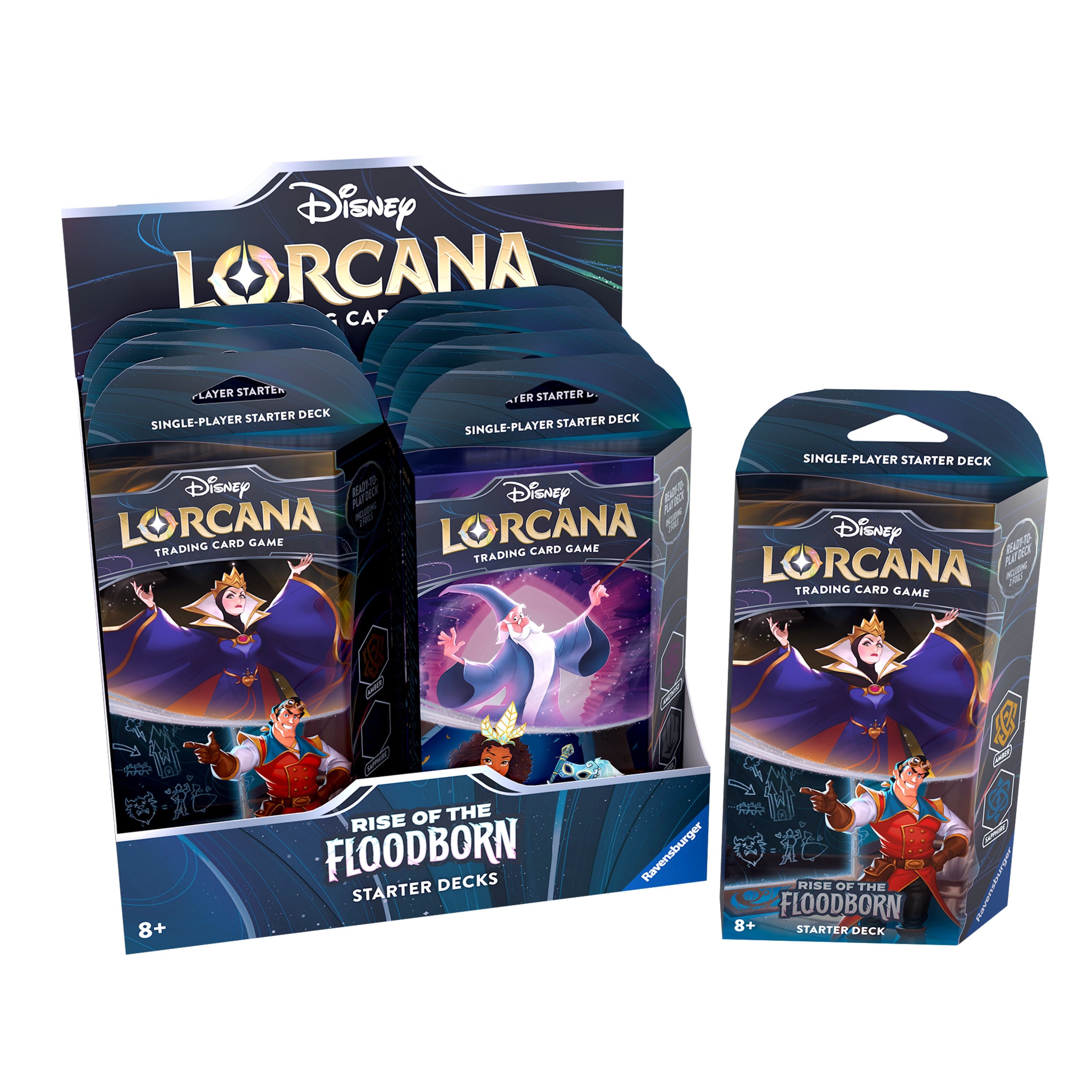 Disney Lorcana: Rise of the Floodborn Starter Deck Display(4050368982643)(4050368982643)