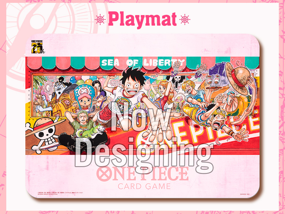 ONE PIECE CG PLAYMAT/CARD CASE SET 25TH EDITION(810059780149)(810059780149)