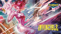 OVERPOWER: SKYBOUND INVINCIBLE PREMIUM FORMAT PLAYMAT - ATOM EVE | 850083112011