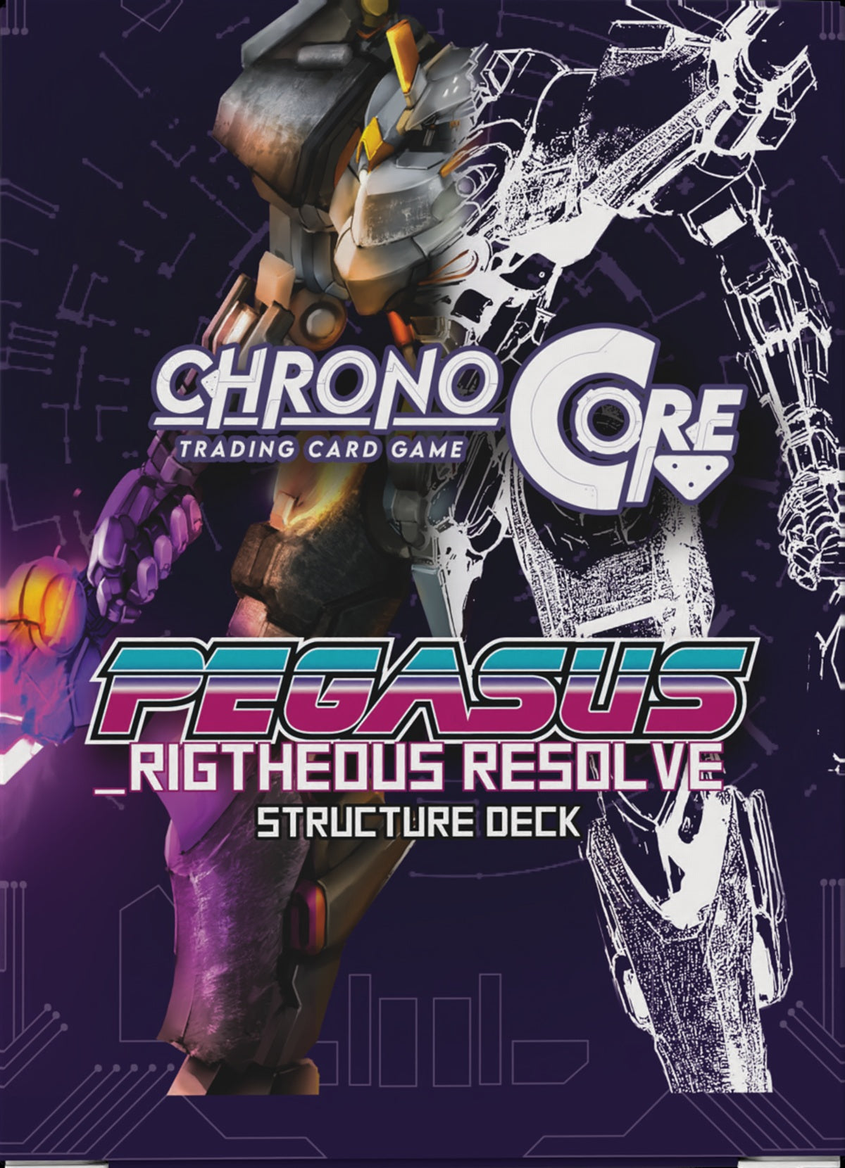 CHRONO CORE TCG SD02 PEGASUS - RIGHTEOUS RESOLVE STRUCTURE DECK