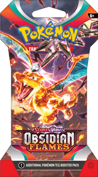 SLEEVED POKEMON SV3 OBSIDIAN FLAMES PACK (144) | 820650853753