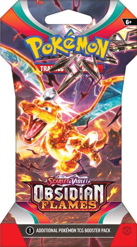 SLEEVED POKEMON SV3 OBSIDIAN FLAMES PACK (144) | 820650853753