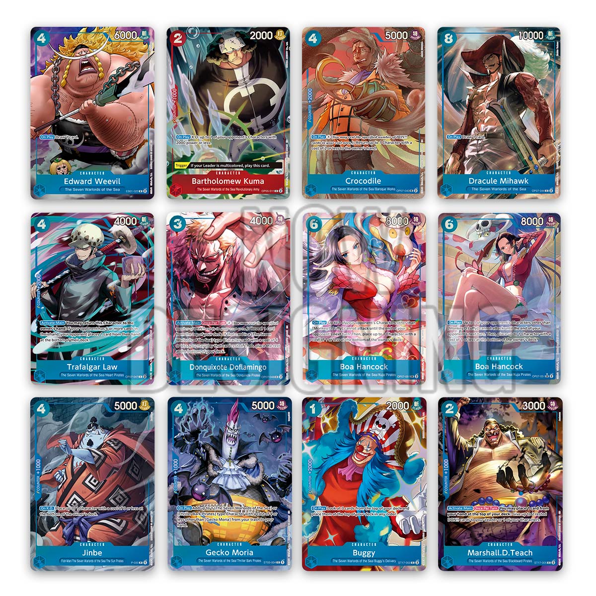 ONE PIECE CG 9PKT BINDER SET SEVEN WARLORDS OF THE SEA(810158834989)(810158834989)