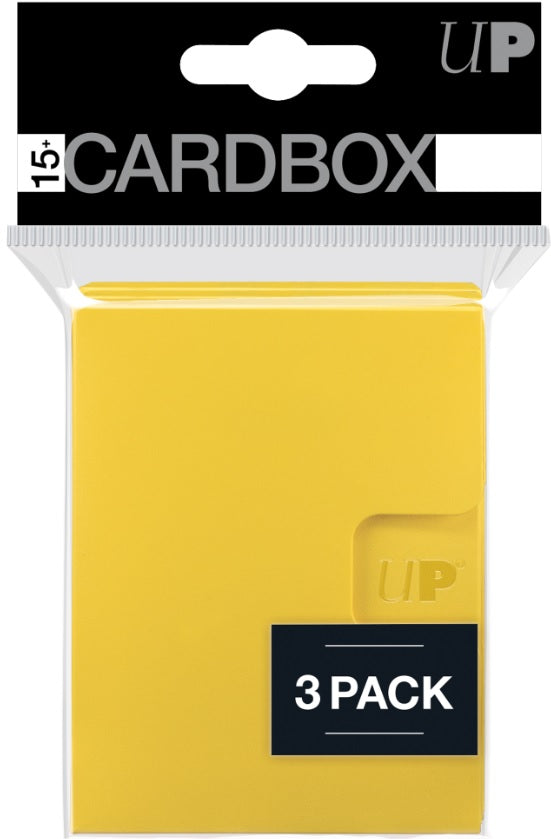UP D-BOX PRO 15+ CARD BOX 3PK YELLOW | 074427854997
