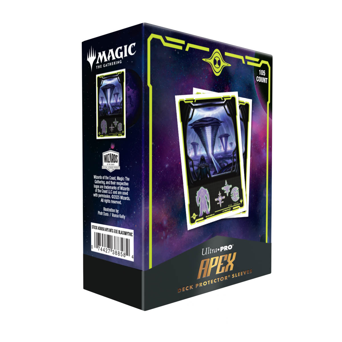 UP D-PRO APEX MTG EDGE OF ETERNITIES BLACK 105CT | 074427388584