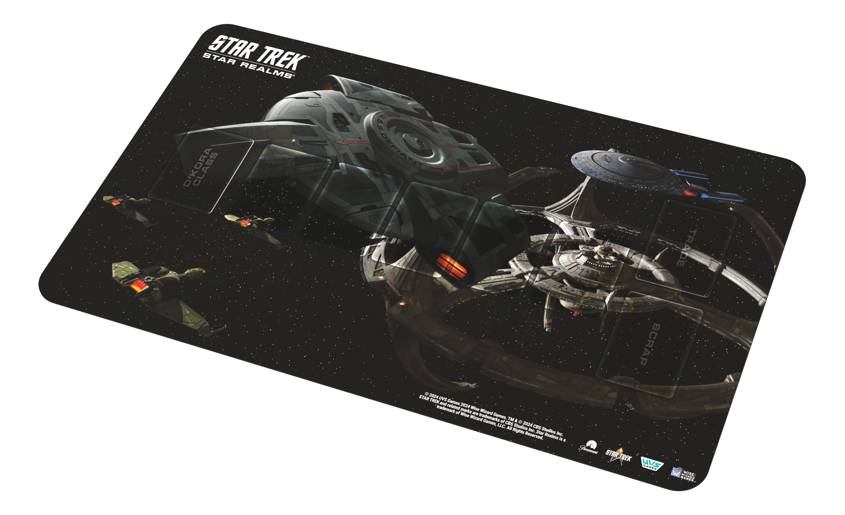 Star Trek: Star Realms- U.S.S. Defiant Playmat(810155271671)(810155271671)