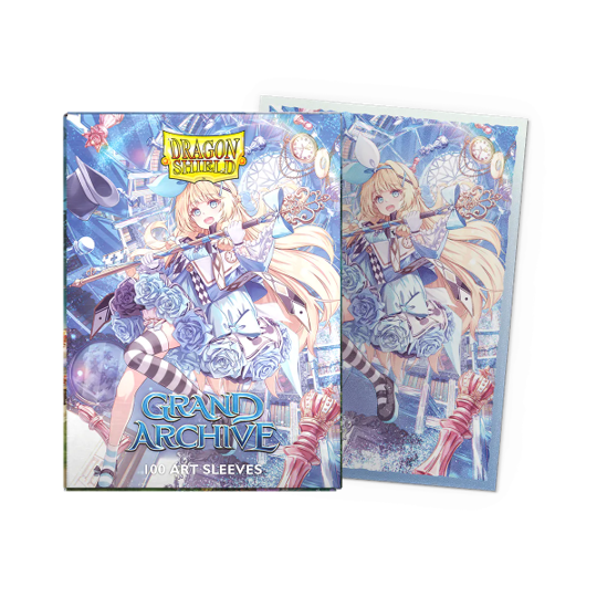 DRAGON SHIELD SLEEVES GRAND ARCHIVE ALICE, GOLDEN QUEEN 100CT | 5706569161699
