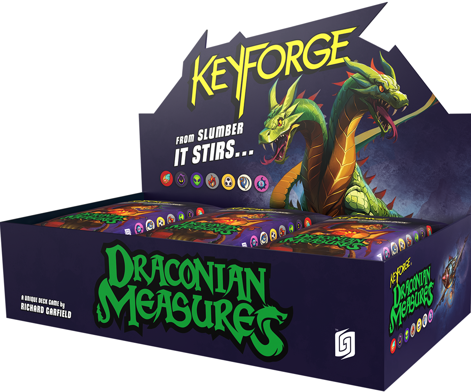 KEYFORGE DRACONIAN MEASURES ARCHON DECK DISPLAY 12CT DISPLAY | 810165820531