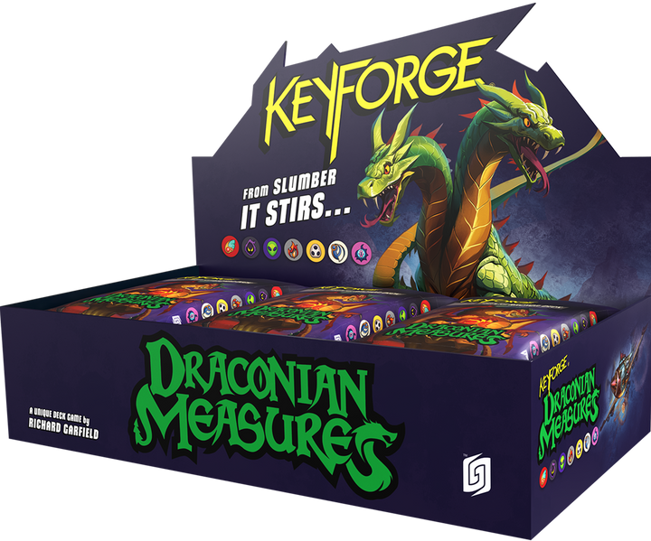KEYFORGE DRACONIAN MEASURES ARCHON DECK DISPLAY 12CT DISPLAY | 810165820531