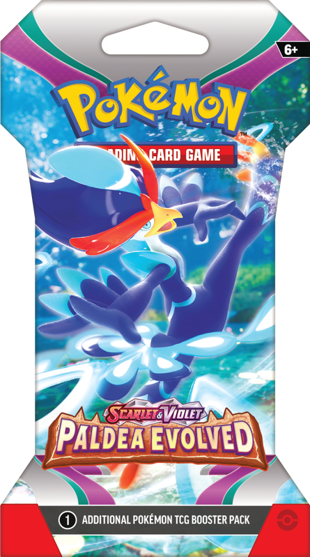 SLEEVED POKEMON SV2 PALDEA EVOLVED PACK(820650853500)