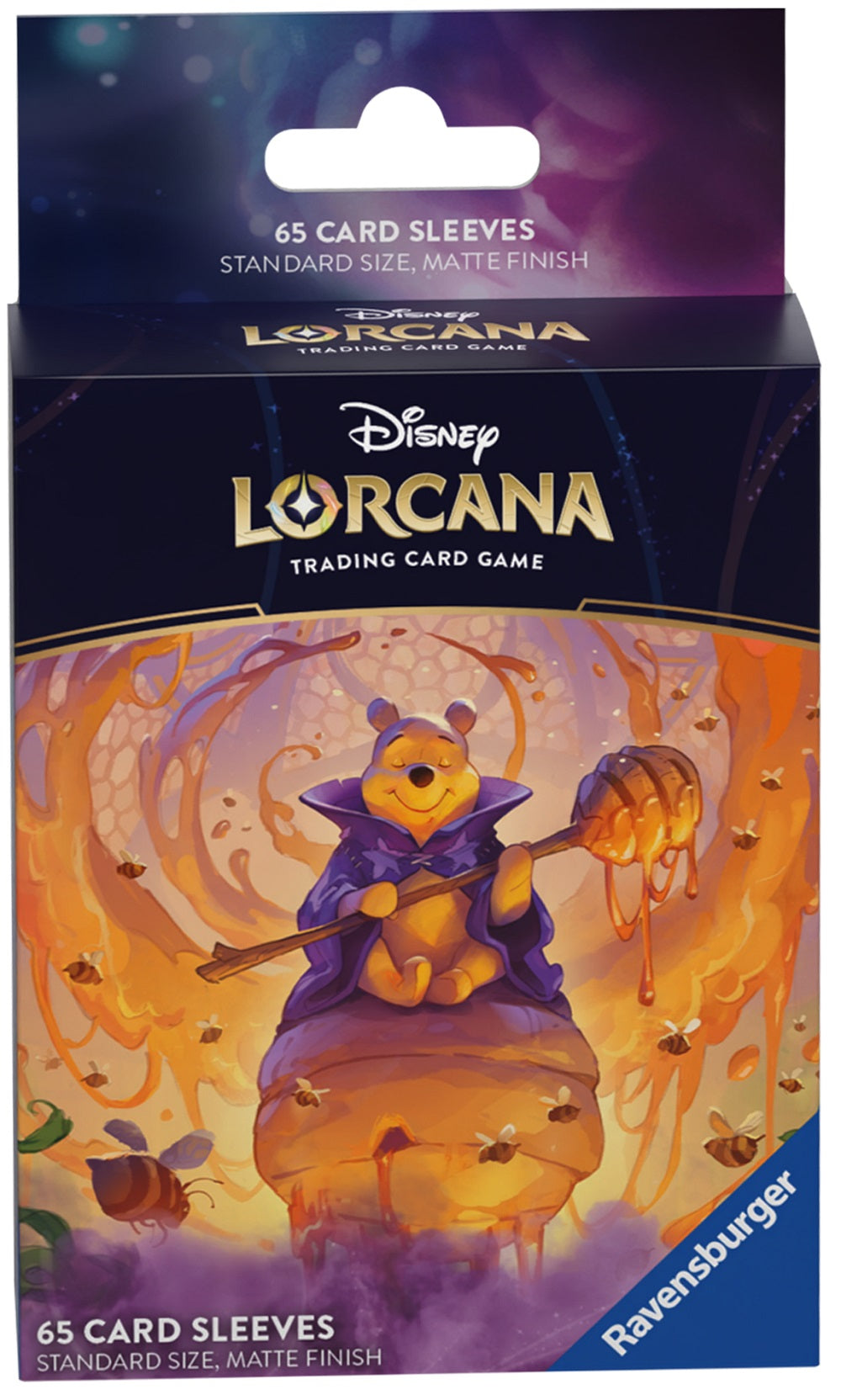 Card Sleeves: Disney Lorcana- Azurite Sea- Pooh, Hunny Wizard | 4050368984401