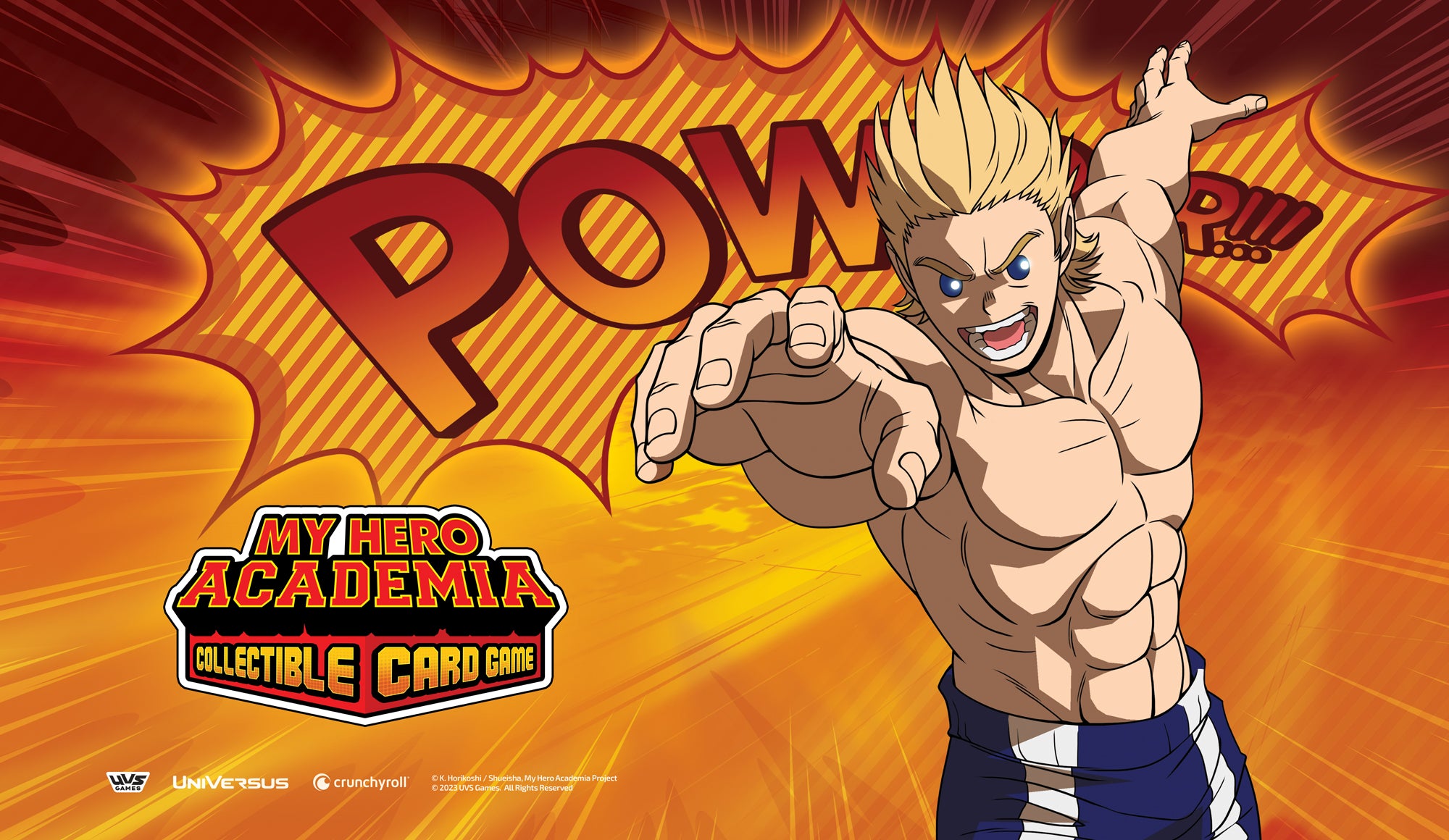 UniVersus CCG: Set 6- My Hero Academia Jet Burn- Mirio Togata Playmat(850034738536)(850034738536)