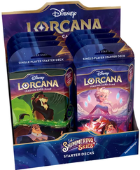 Disney Lorcana: Shimmering Skies Starter Deck Display | 4050368984487
