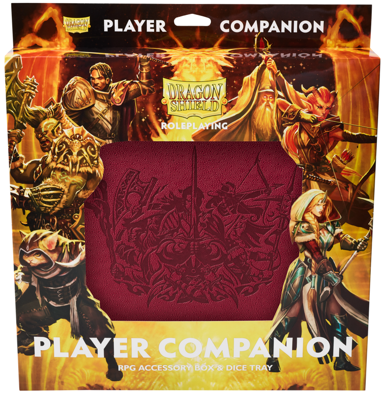 Dragon Shield: Player Companion- Blood Red | 5706569500146