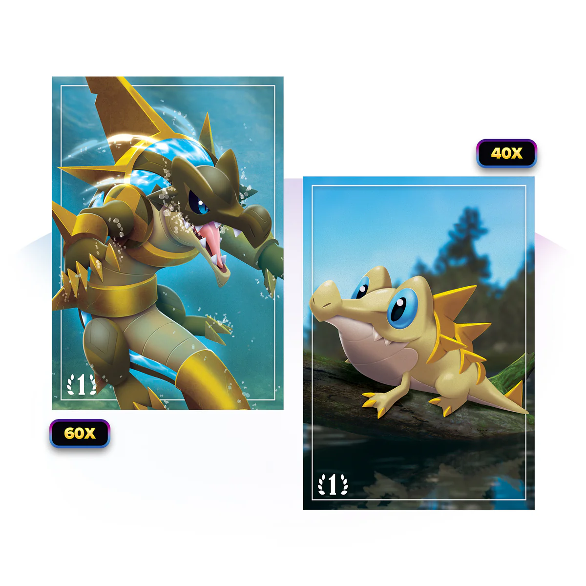 ELESTRALS CARD SLEEVES DAYBREAK CHRONODILE (100) | 810148650308