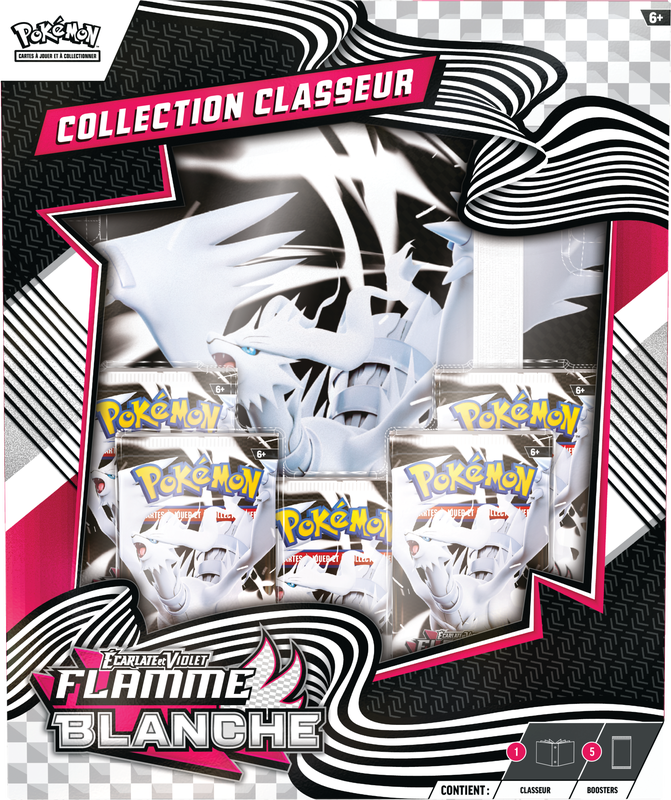 POKEMON FRENCH SV10.5 WHITE FLARE BINDER COLLECTION | 196214113909