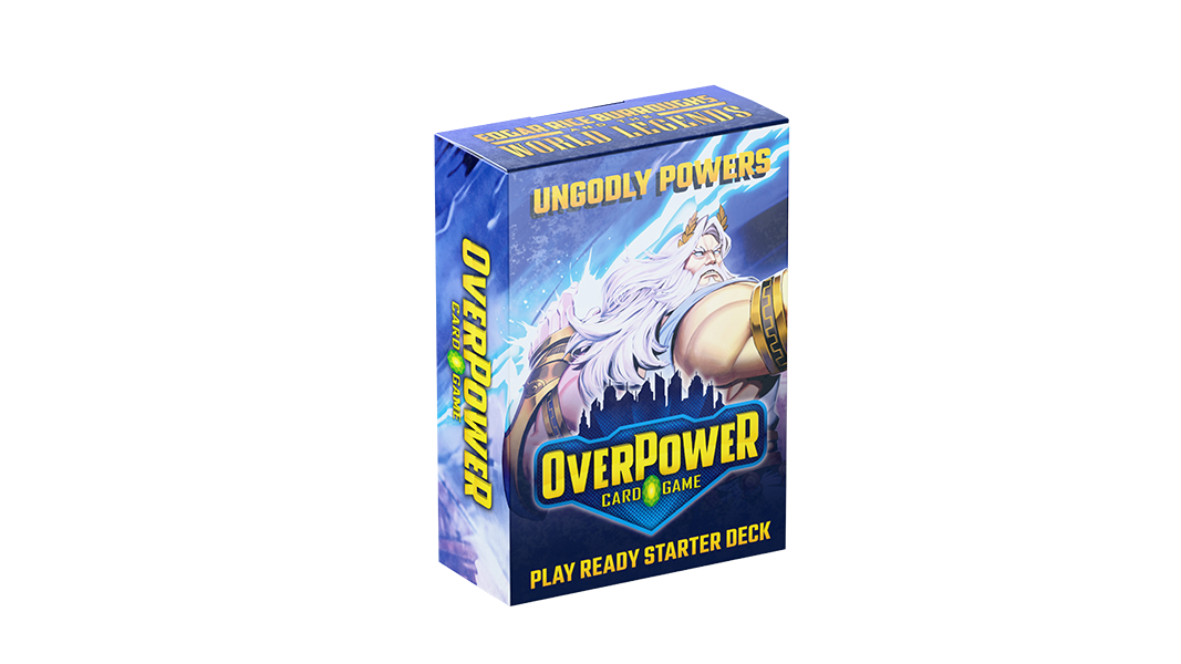 OVERPOWER: EDGAR RICE BURROUGHS AND THE WORLD LEGENDS STARTER DECK 12CT DISPLAY | 860013135157