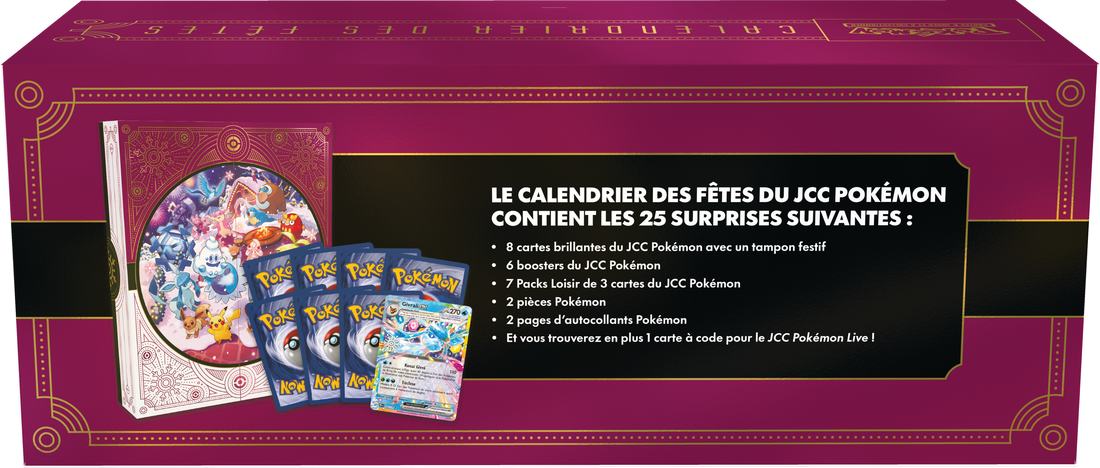 POKEMON FRENCH HOLIDAY CALENDAR 2025(196214113220)