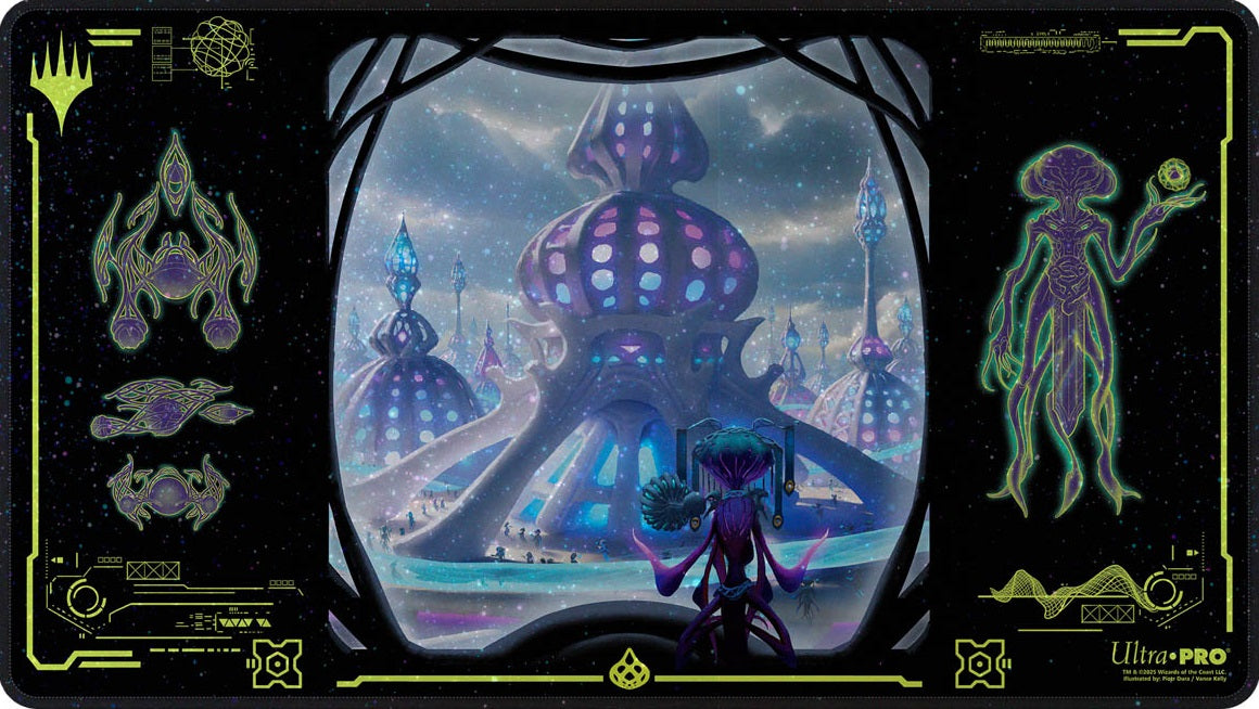 UP PLAYMAT MTG EDGE OF ETERNITIES BLUE HOLOFOIL | 074427388843