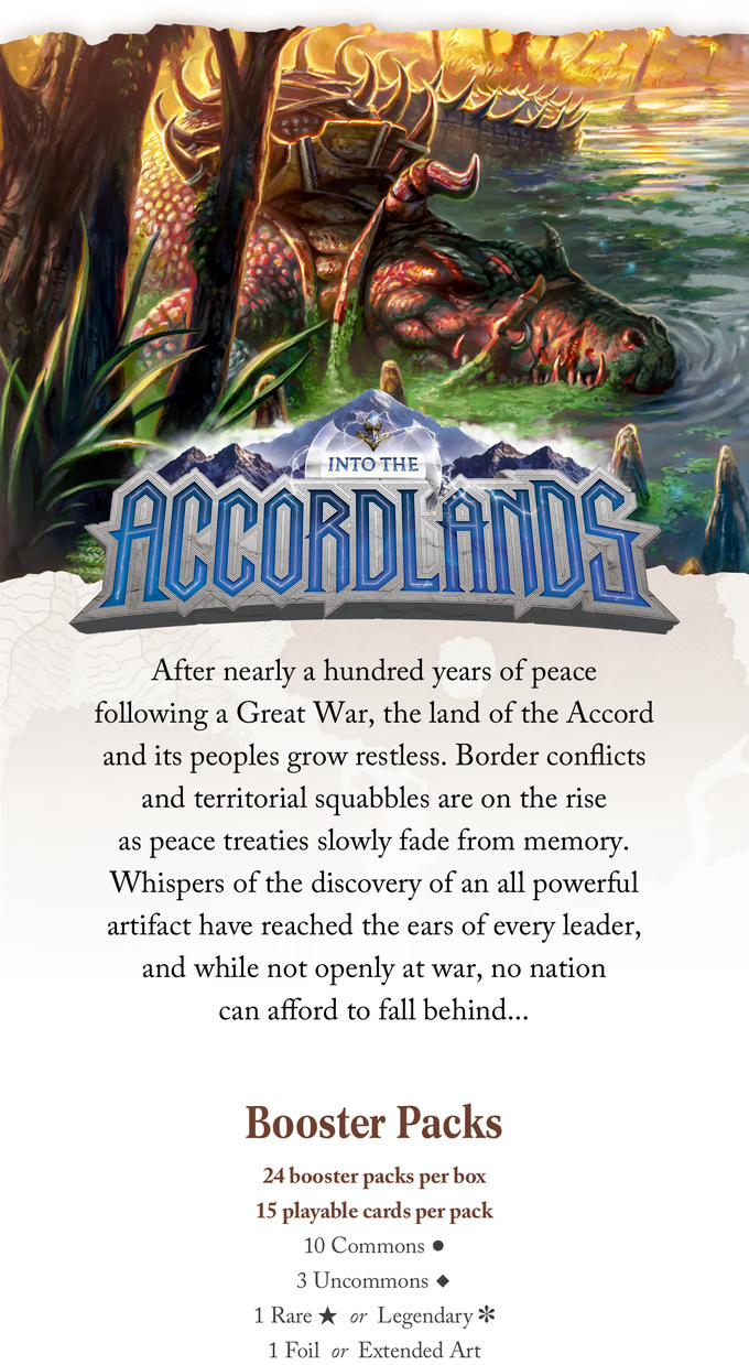 Warlord: Saga of the Storm - Into the Accordlands Booster Display | 850063087018