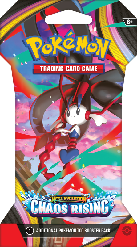 SLEEVED POKEMON ME04 CHAOS RISING PACK | 196214140424