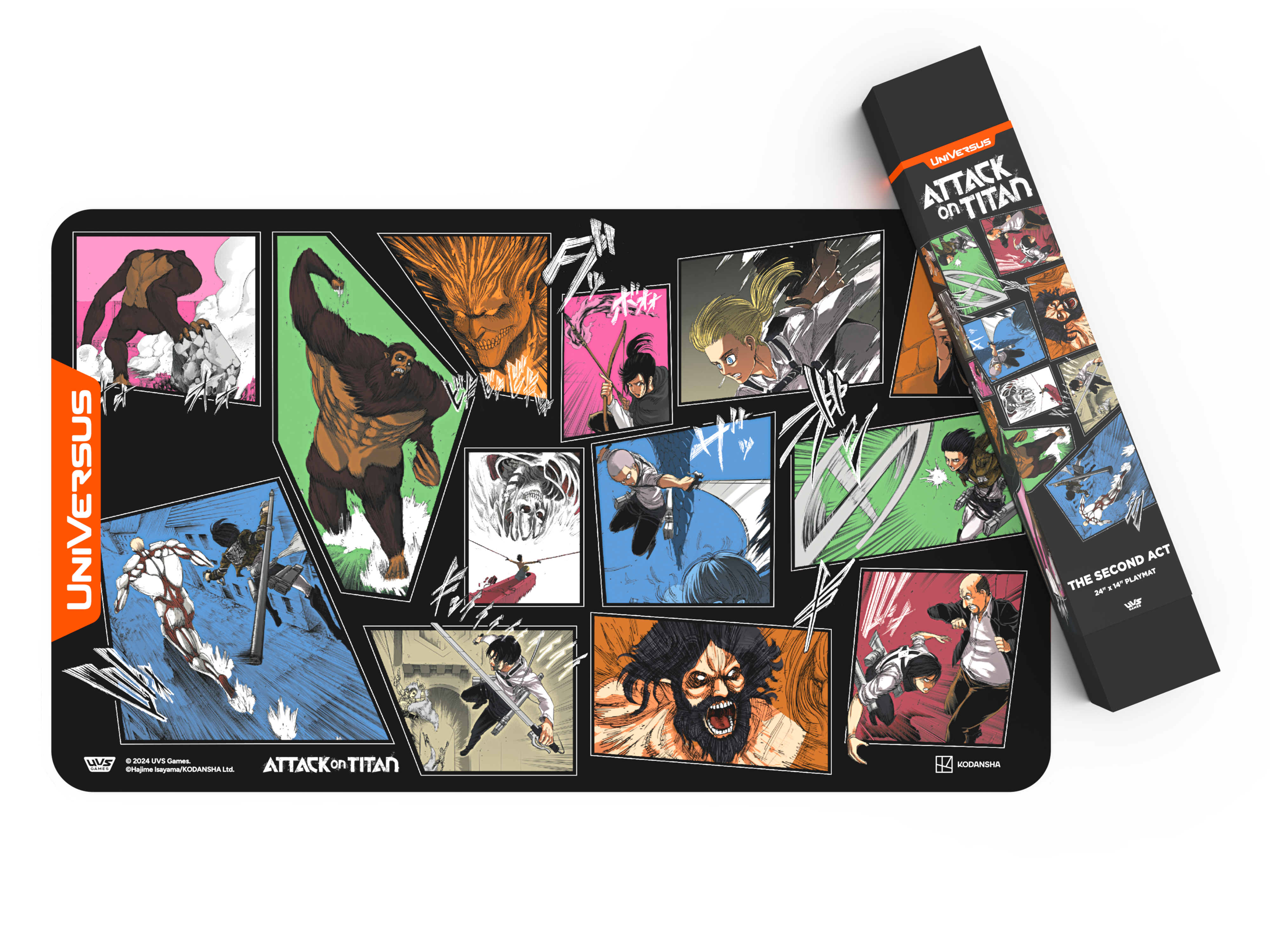 UniVersus CCG: Attack on Titan Origins of Power- The Second Act Playmat(810155271480)(810155271480)