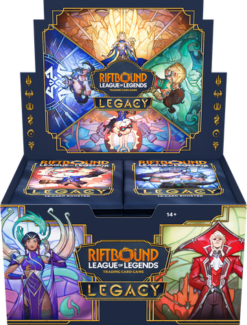 RIFTBOUND LEAGUE OF LEGENDS TCG LEGACY BOOSTER DISPLAY
