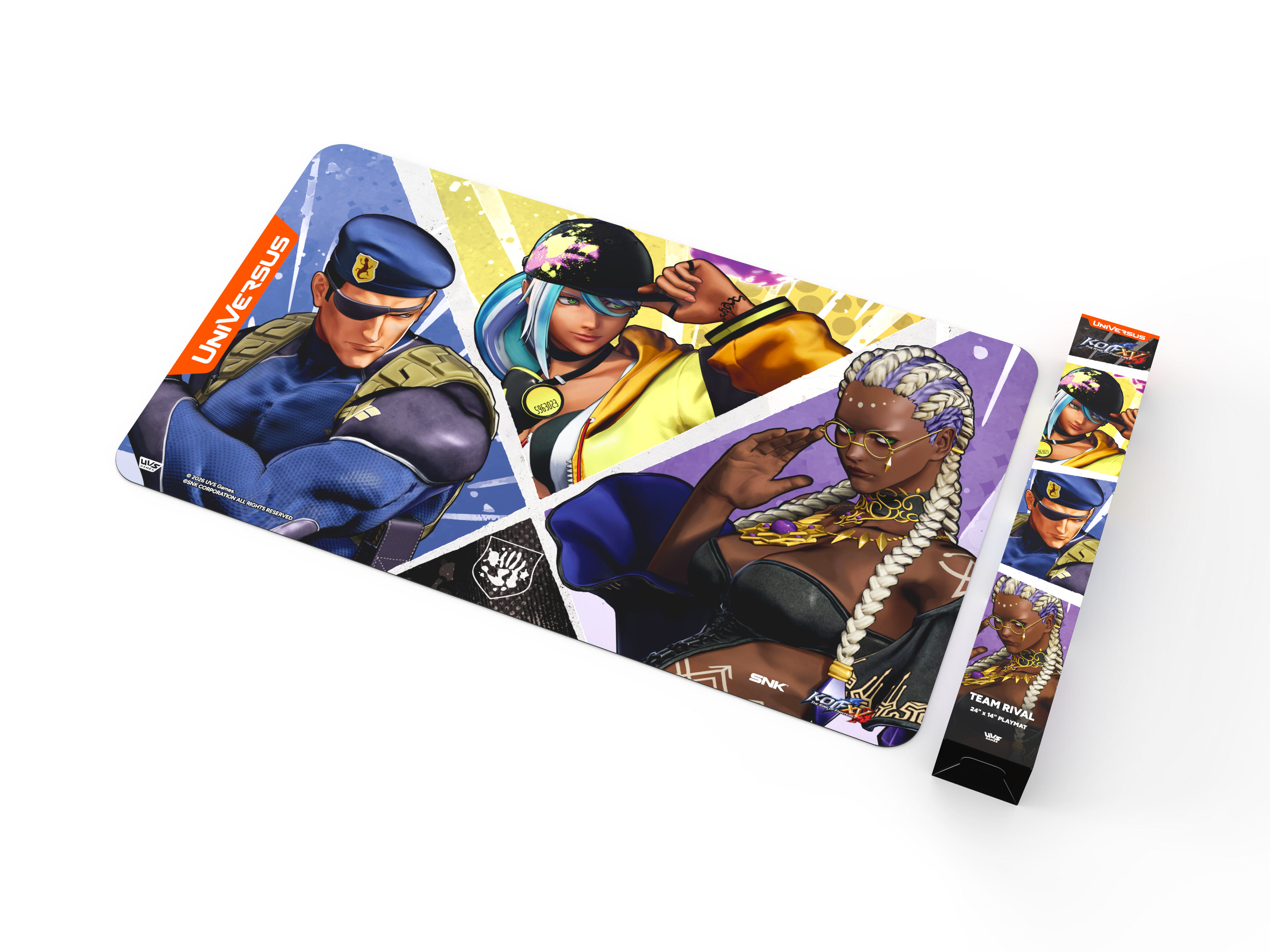 THE KING OF FIGHTERS XV: CHALLENGER SERIES TEAM RIVAL PLAYMAT | 810155273934