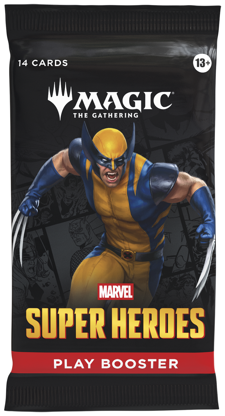 SLEEVED MTG MARVEL SUPER HEROES PLAY BOOSTER | 195166313757