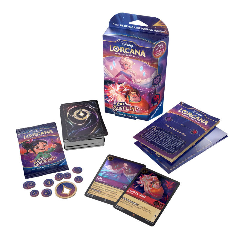 DISNEY LORCANA FRENCH SHIMMERING SKIES STARTER DISPLAY 8CT(4050368984500)(4050368984500)