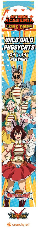 UniVersus CCG: Set 3- My Hero Academia Heroes Clash- Wild Wild Pussycats Playmat(850034738093)(850034738093)
