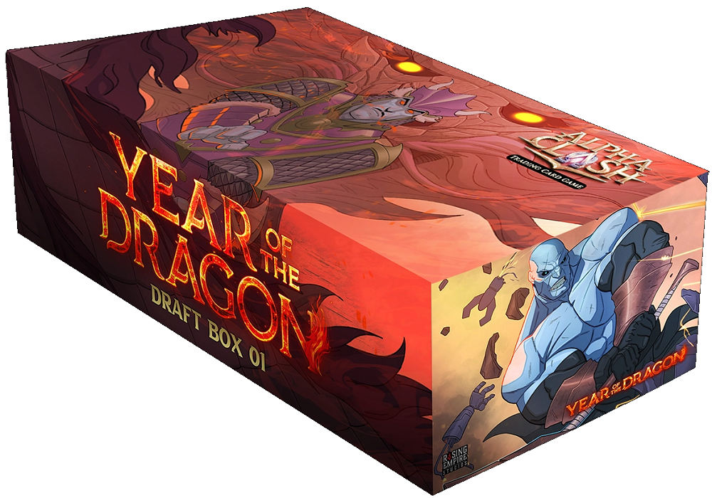 ALPHA CLASH DRAFT BOOSTER BOX YEAR OF THE DRAGON | 850049496124