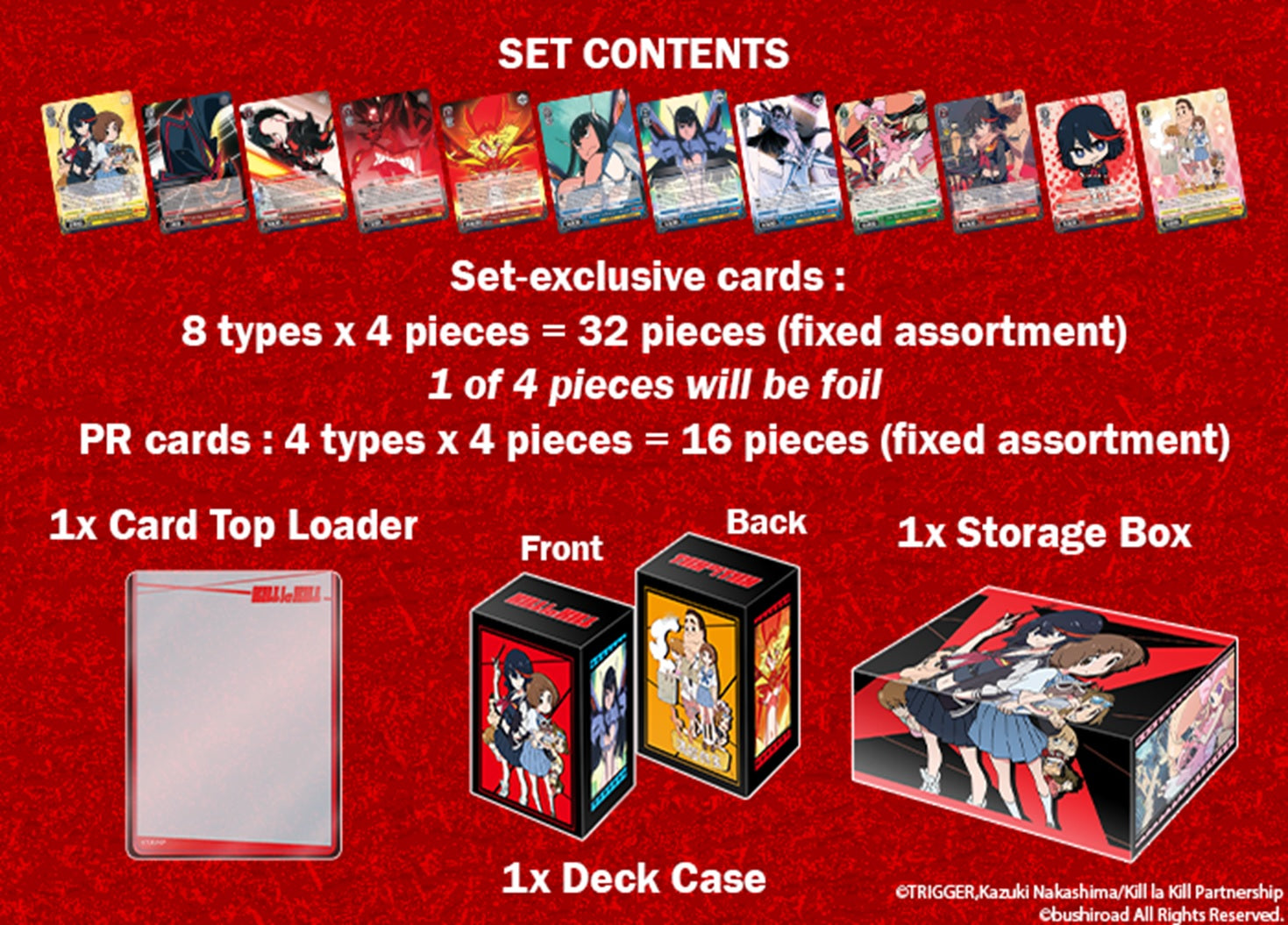 Weiss Schwarz: Kill la Kill Power Up Set | 8885009407560