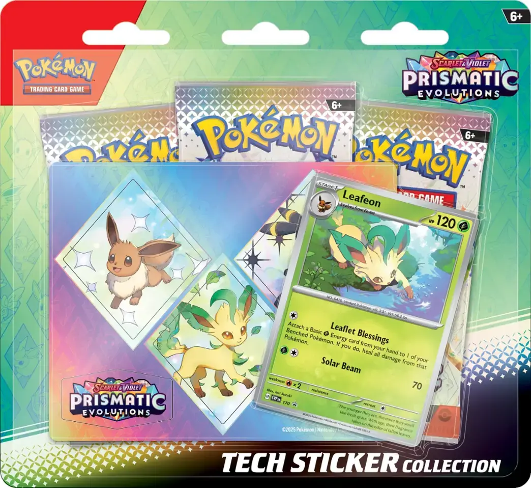 POKEMON SV8.5 PRISMATIC EVOLUTIONS TECH STICKER COLLECTION | 196214112483