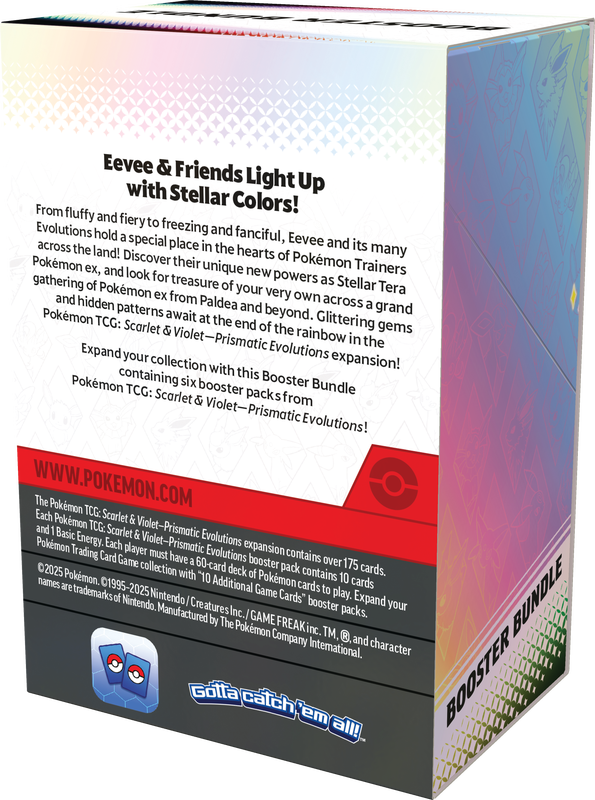 POKEMON SV8.5 PRISMATIC EVOLUTIONS BOOSTER BUNDLE | 196214112544