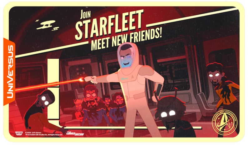 Universus CCG: Star Trek Lower Decks Challenger Series- Rutherford Playmat(810155271961)(810155271961)