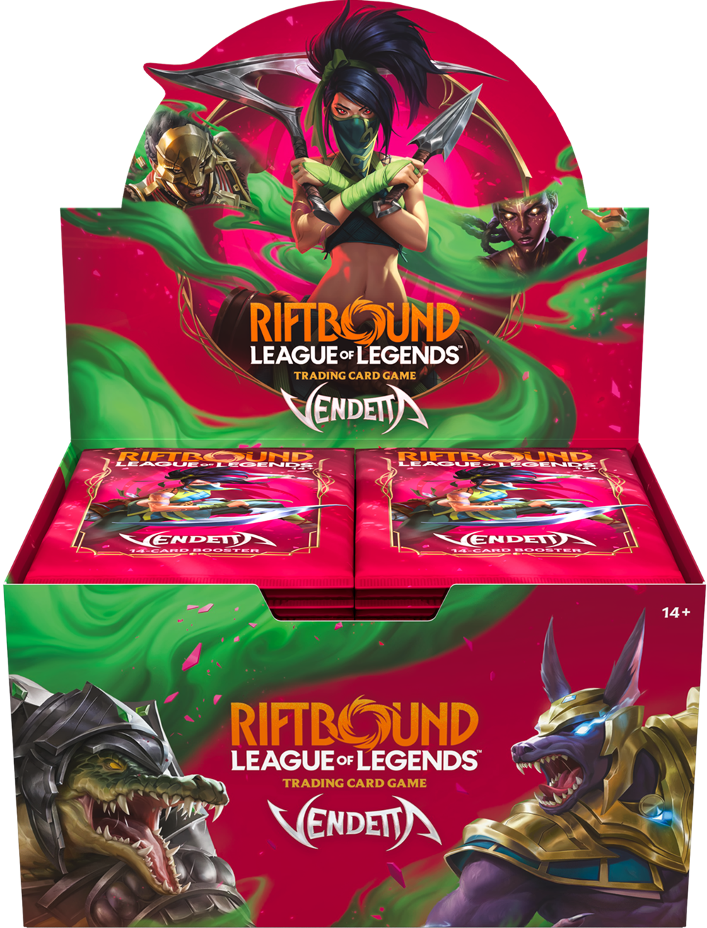 RIFTBOUND LEAGUE OF LEGENDS TCG VENDETTA BOOSTER DISPLAY | 810155275785