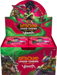 RIFTBOUND LEAGUE OF LEGENDS TCG VENDETTA BOOSTER DISPLAY | 810155275785