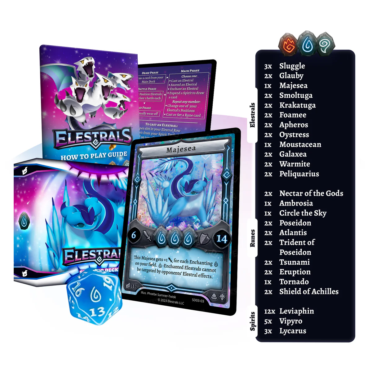 Elestrals: 1st Edition- Starter Deck- Majesea | 850045412807