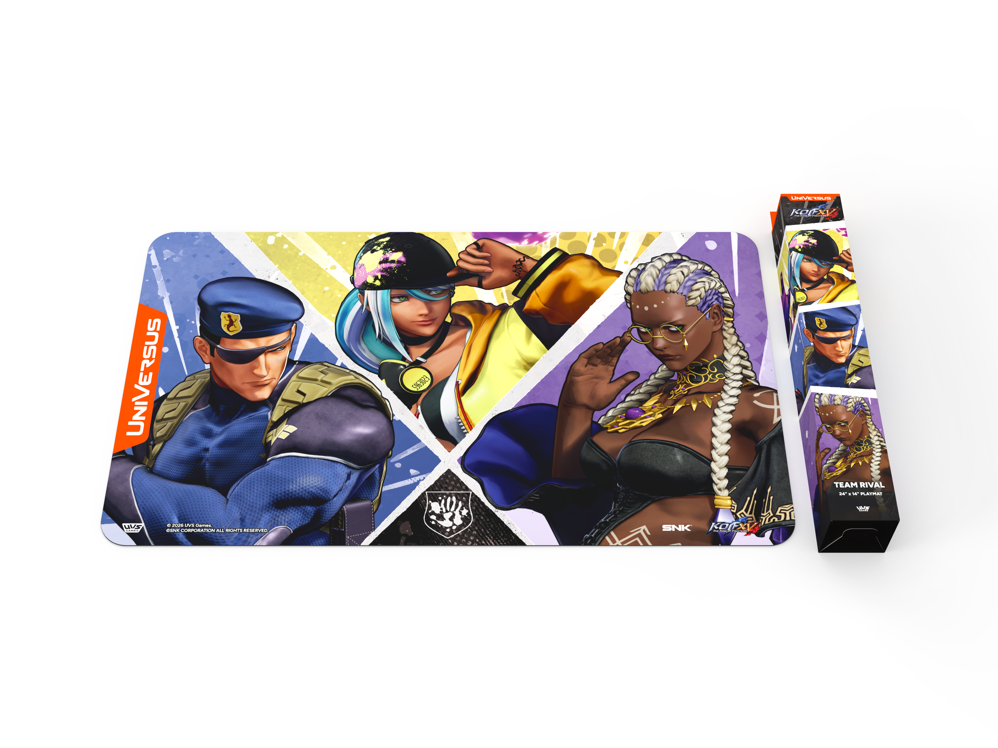 THE KING OF FIGHTERS XV: CHALLENGER SERIES TEAM RIVAL PLAYMAT | 810155273934