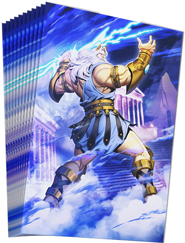 OVERPOWER: EDGAR RICE BURROUGHS AND THE WORLD LEGENDS SLEEVES TITAN SHIELD ZEUS 100CT | 850071448047