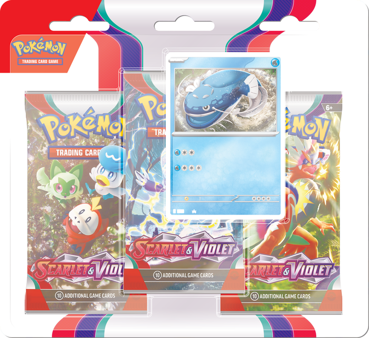 POKEMON SV1 SCARLET AND VIOLET 3PK BLISTER | 820650853289