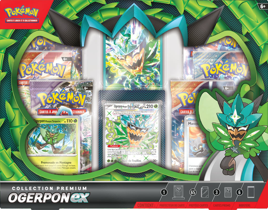 POKEMON FRENCH OGERPON EX PREMIUM COLLECTION | 820650558924