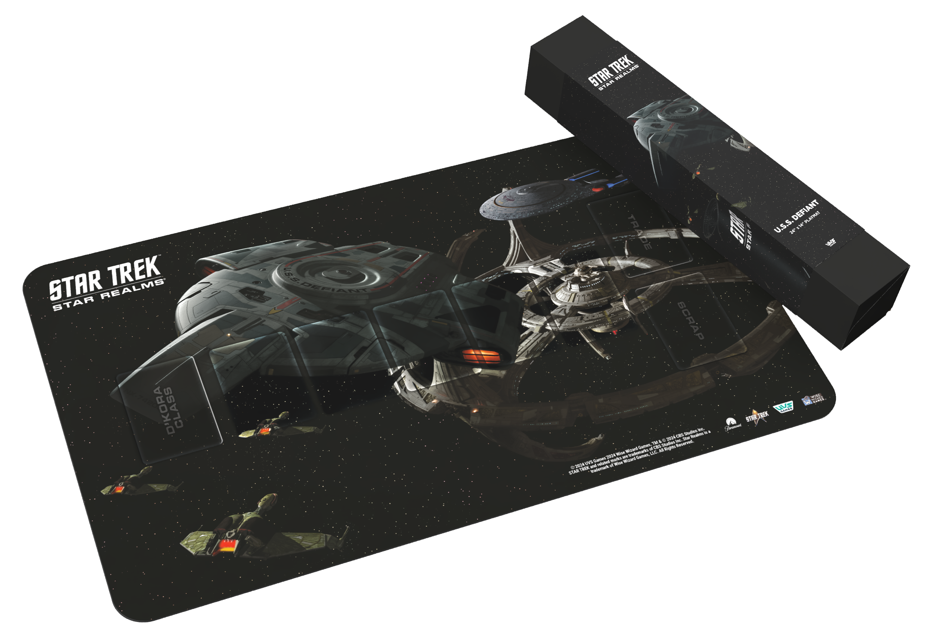 Star Trek: Star Realms- U.S.S. Defiant Playmat(810155271671)(810155271671)