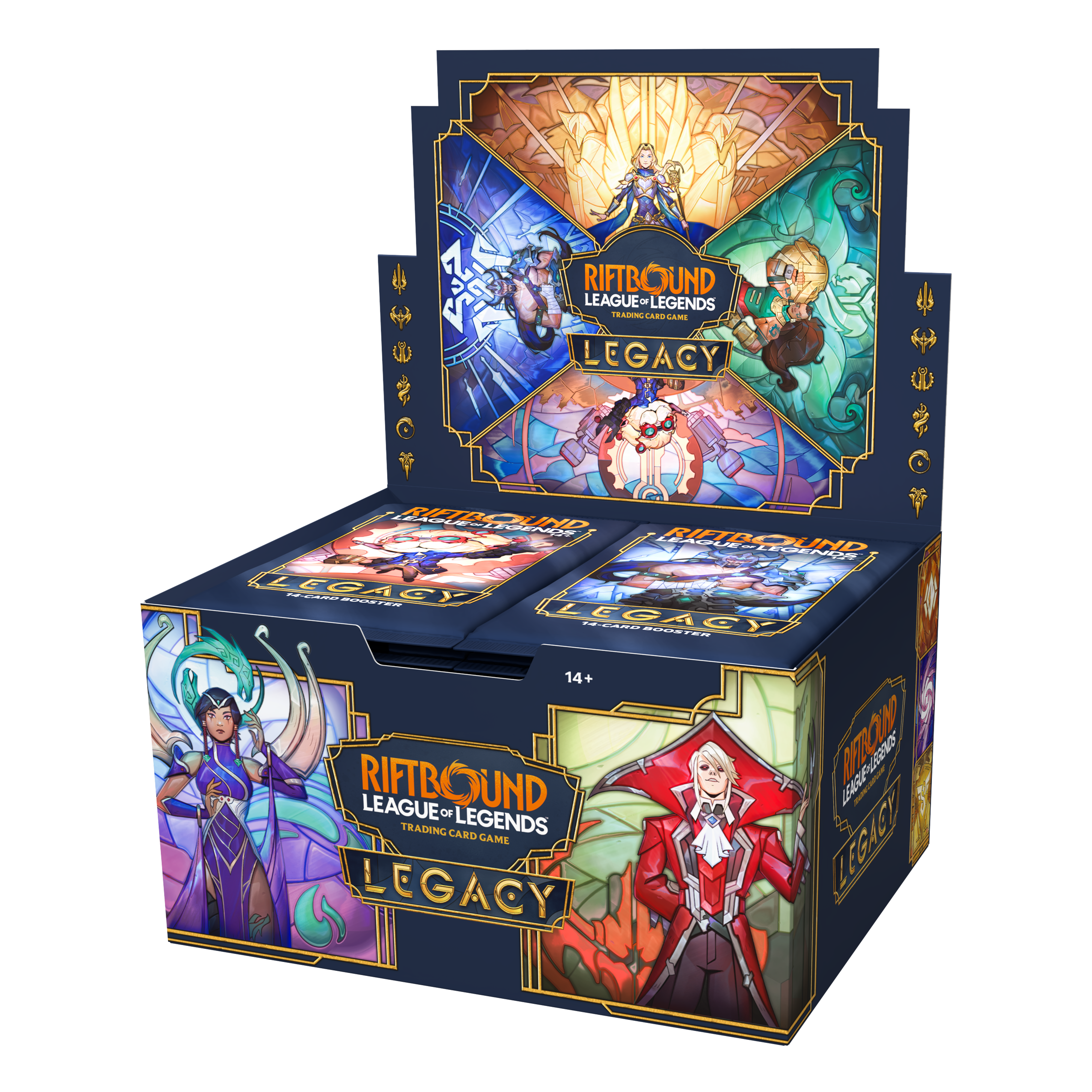 RIFTBOUND LEAGUE OF LEGENDS TCG LEGACY BOOSTER DISPLAY