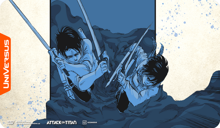 UniVersus CCG: Attack on Titan Origins of Power- Double Takedown Playmat | 810155271510