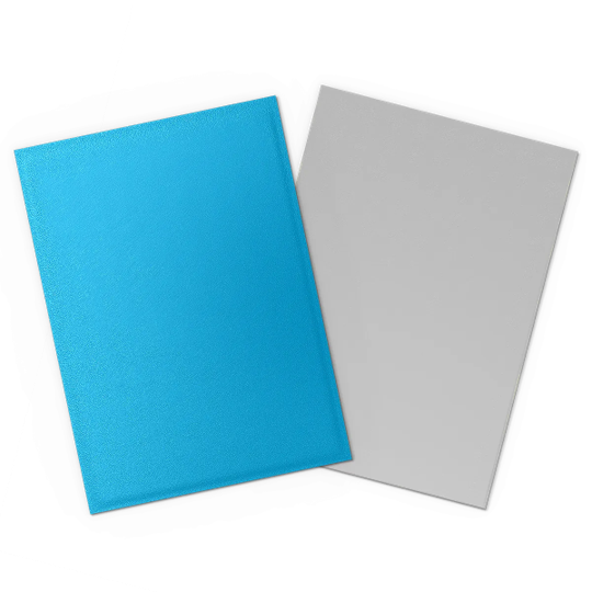 DRAGON SHIELD SLEEVES DUAL MATTE SKY BLUE AND SILVER 100CT | 5706569150747