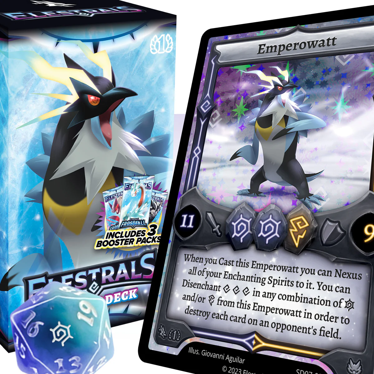 Elestrals: Frostfall- Starter Deck- Emperowatt | 850045412296