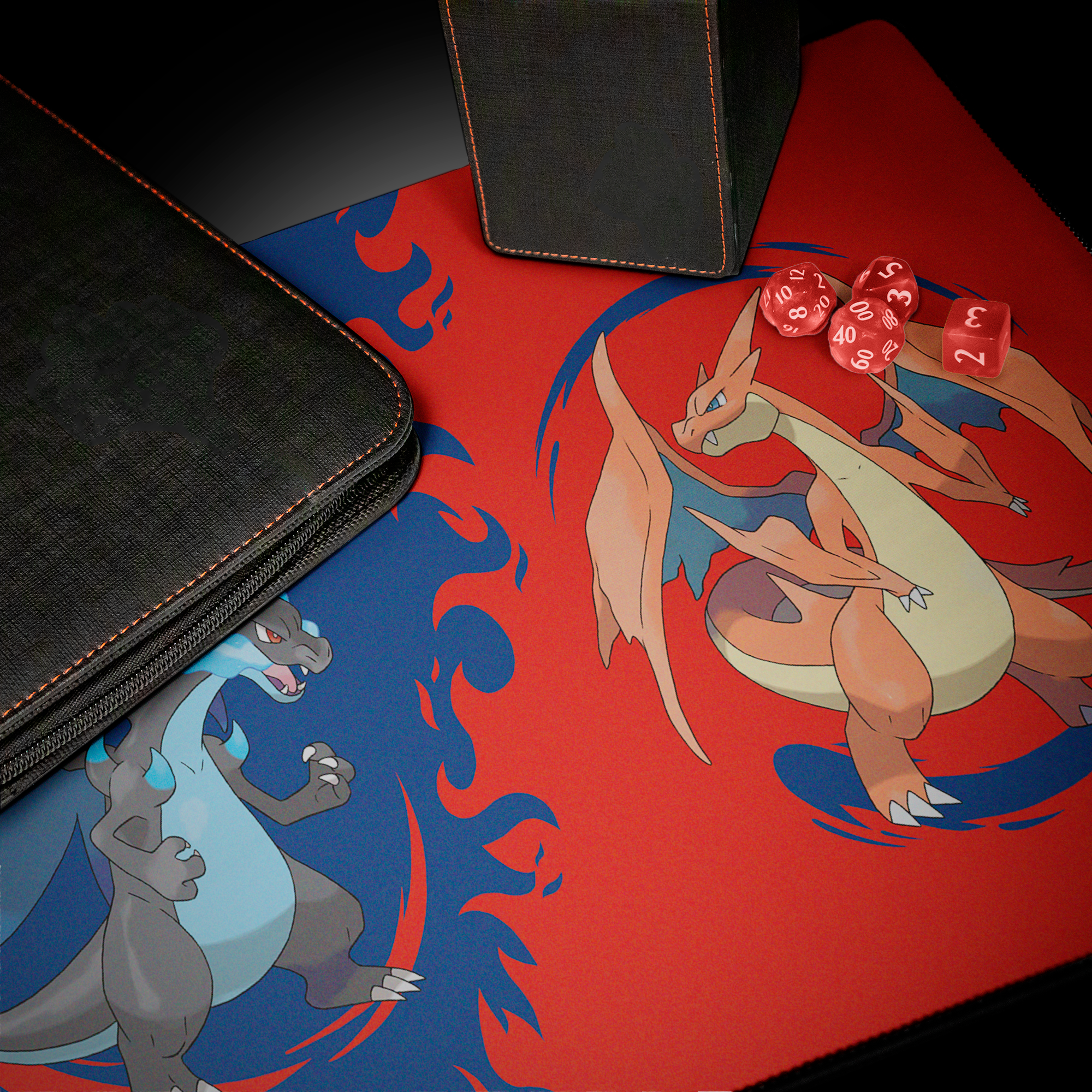 UP PLAYMAT POKEMON MEGA CHARIZARD X &amp; MEGA CHARIZARD Y | 074427167387